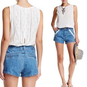 Free People Sweet Surrender Jean Shorts Sz 28